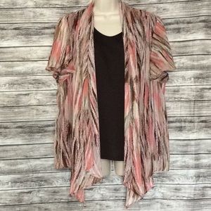 Dressbarn 1X layered look top
